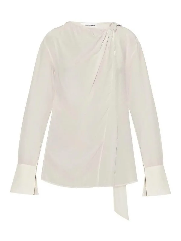 Victoria Beckham Top - Blanc - Blanc - Femme | 1125WTP006018A3