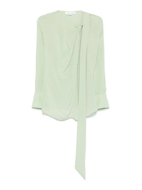Victoria Beckham Top - Vert - Vert - Femme | 1125WTP006018A621
