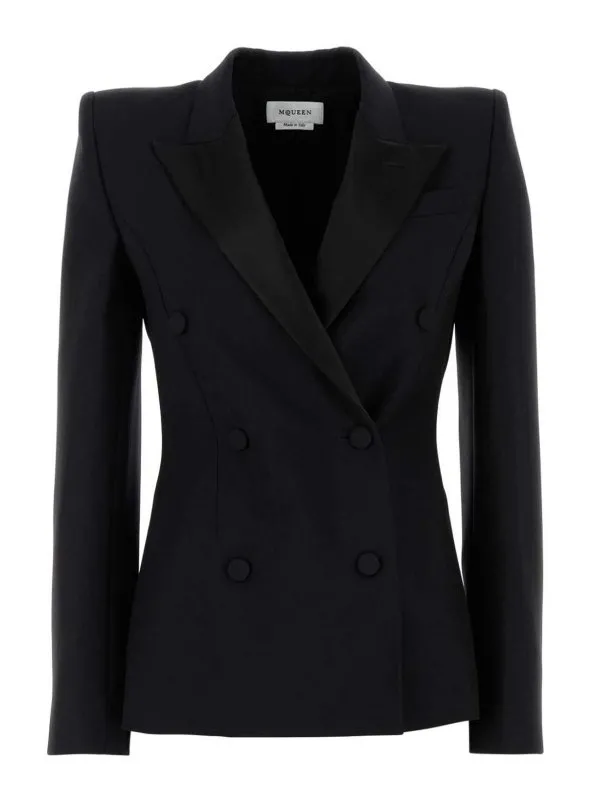 Alexander Mcqueen Blazer - Noir - Noir - Femme | 818905QJAEK1000
