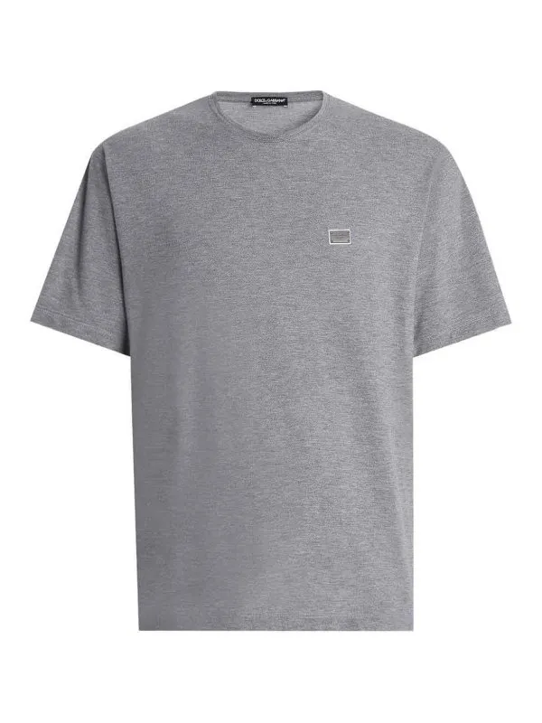 Dolce & Gabbana T-Shirt - Gris - Gris - Homme | G8SE3TFU7ENS8291