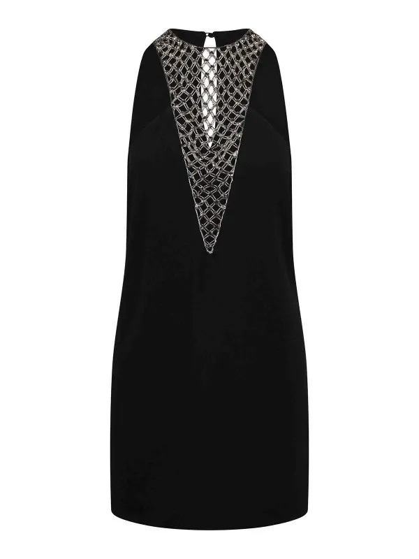 The Attico Robe Courte - Noir - Noir | 250WCA00391PLL002RA100