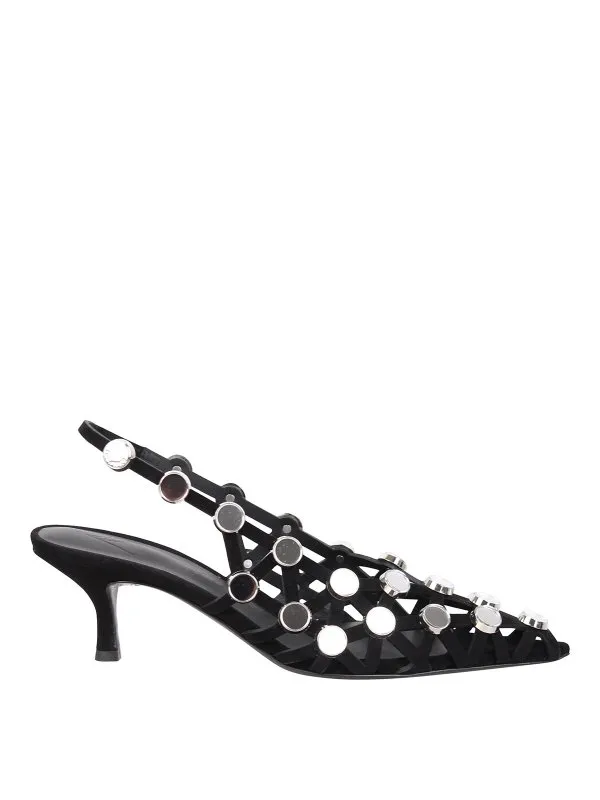 The Attico Sandales - Noir - Noir - Femme | 250WSH00844LBT007SA100