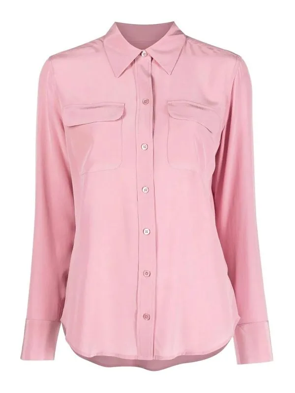 Equipment Chemise - Rose - Rose - Femme | Q23E231WILDROSEWILD