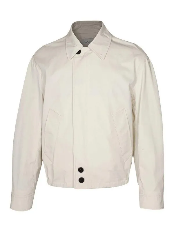 Lanvin Blazer - Crème - Crème - Homme | RMOU00155956