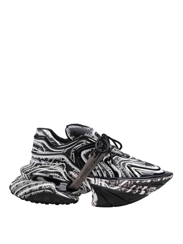 Balmain Baskets - Lettera D'Amore - Noir - Homme | EM1VI362KRCTEAB