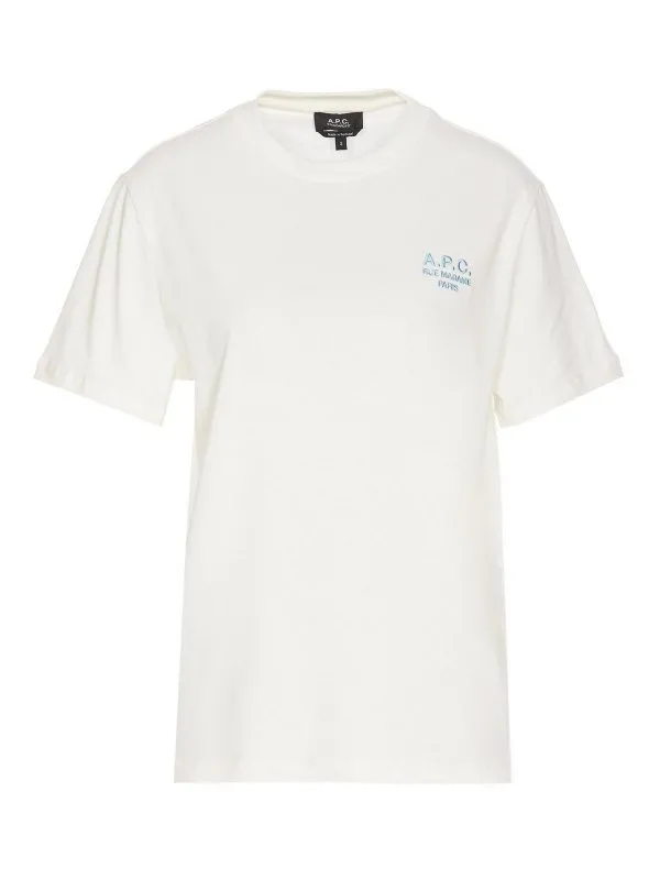 A.P.C. T-Shirt - Blanc - Blanc - Femme | COHBUM26388ALI