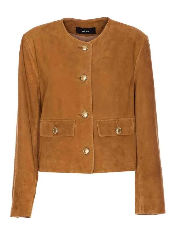 Arma Veste Casual - Marron - Marron - Femme | 006L25103402WHISKEY