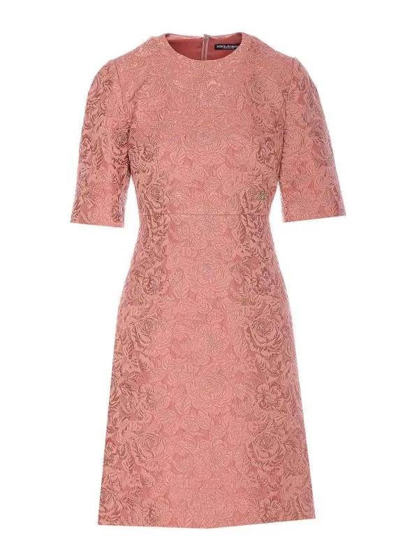 Dolce & Gabbana Maxi Robe - Couleur Chair - Rose | F6ARLTHJMQKF0473