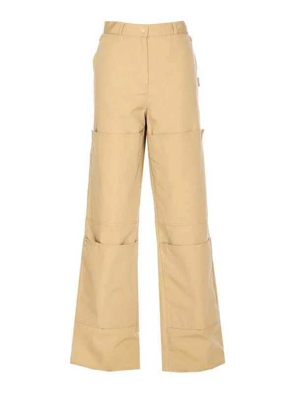 Kenzo Pantalons Décontractés - Beige - Beige | FF52PA1009DL11