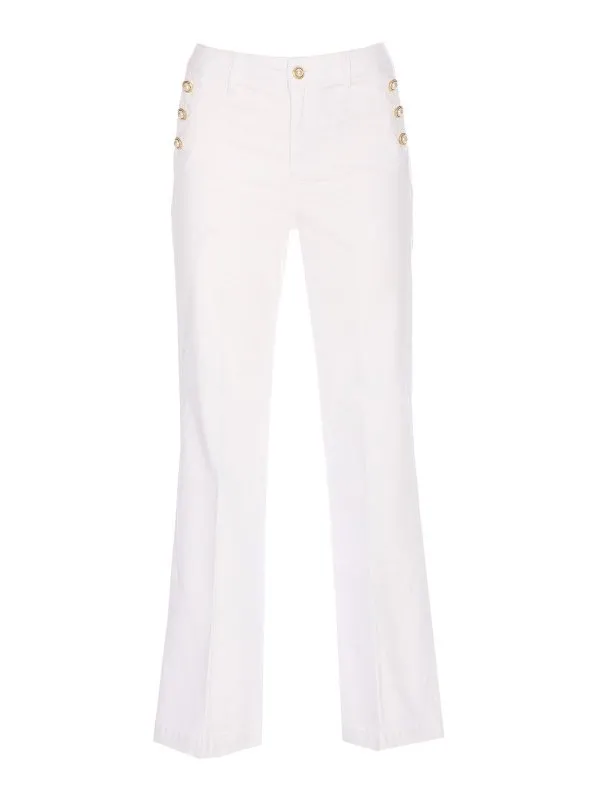 Liu Jo Jean Bootcut - Blanc - Blanc - Femme | WA5459T403311111