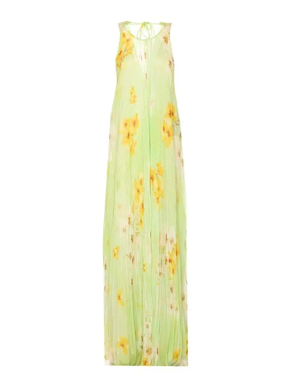 Pinko Robe Au Genou - Vert - Vert - Femme | 104687A2DHVGB