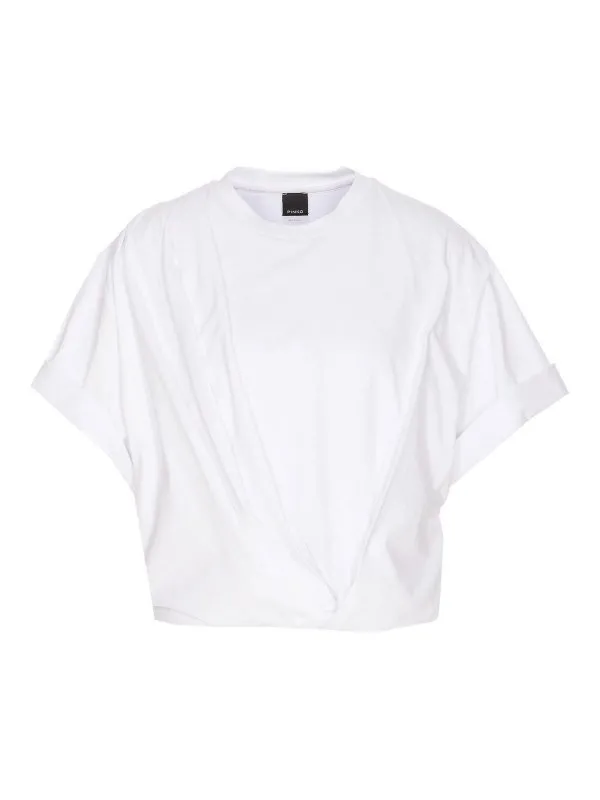 Pinko T-Shirt - Blanc - Blanc - Femme | 105003A2IBZ04