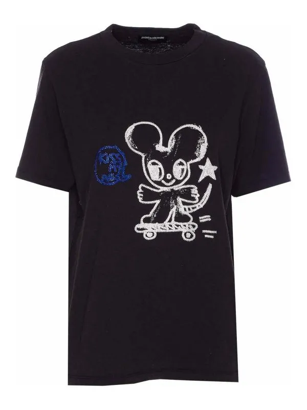 Zadig&Voltaire T-Shirt - Noir - Noir - Femme | JWTS02734011