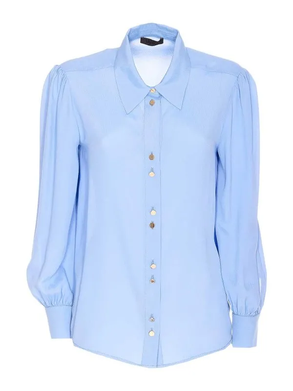 Liu Jo Chemise - Bleu - Bleu - Femme | CA5299T5853X0647