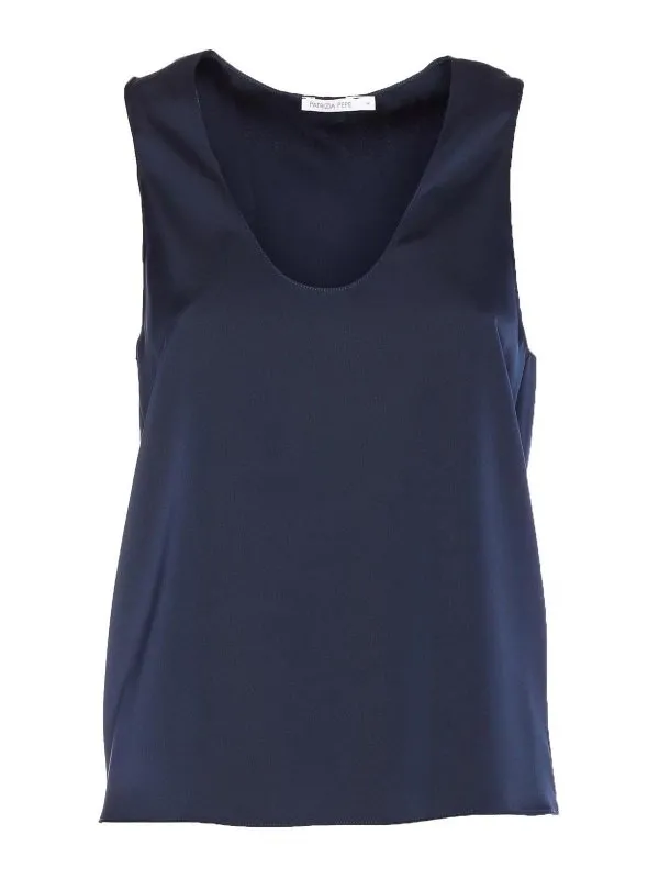 Patrizia Pepe Top - Bleu - Bleu - Femme | 8C0725A459C789