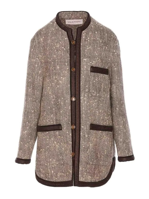 Valentino Garavani Cape - Marron - Marron - Homme | CIP65AMBN48