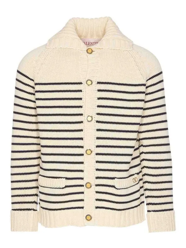 Valentino Garavani Cardigan - Beige - Beige - Homme | KA04VAQ4RHG