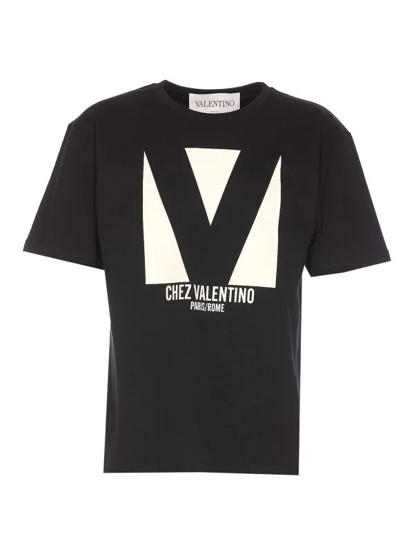 Valentino Garavani T-Shirt - Noir - Noir - Homme | MG16PAQ90NO