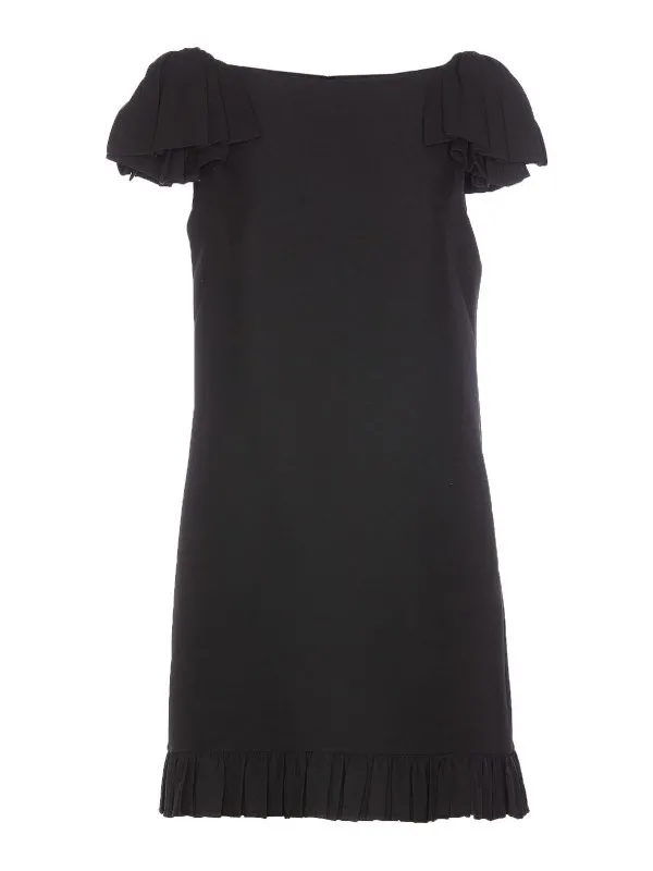 Valentino Garavani Robe Courte - Noir - Noir - Femme | VAEQ01CF0NO