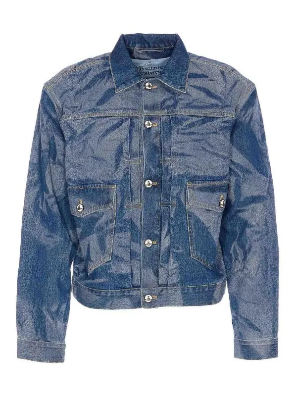 Vivienne Westwood Veste En Jean - Bleu - Bleu | 2801000EW014LK307