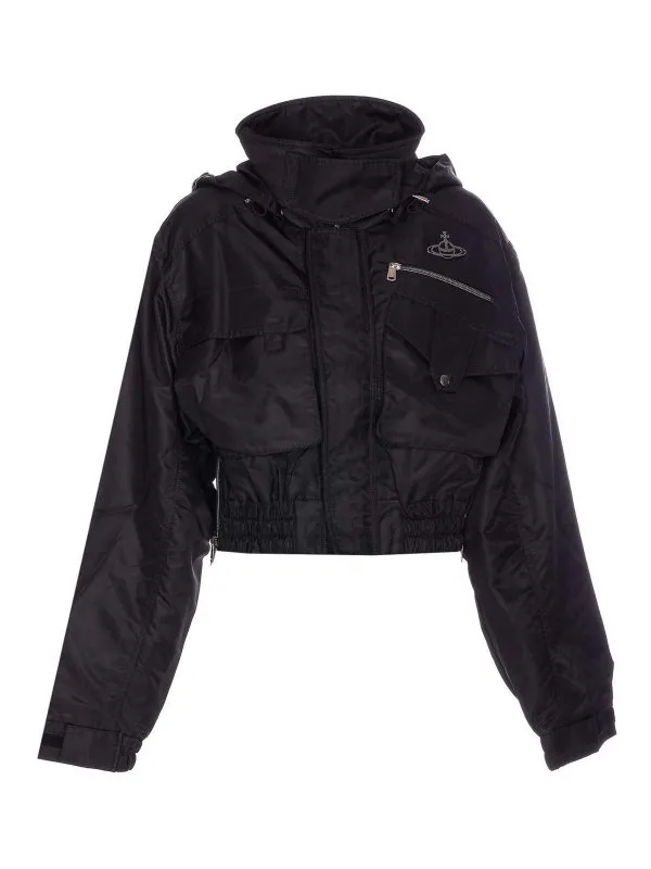 Vivienne Westwood Bomber - Noir - Noir - Femme | 1304000LW00YUN401
