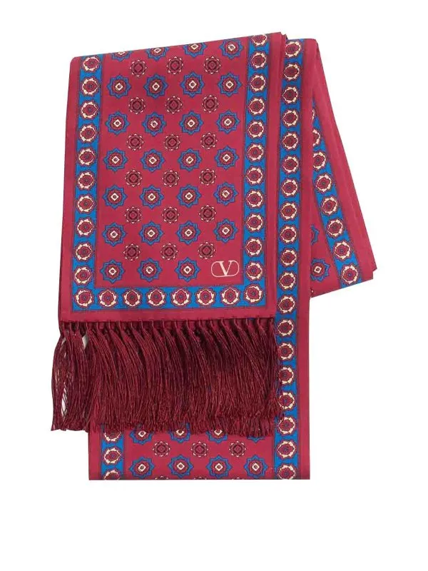 Valentino Garavani Écharpe - Rouge - Rouge - Homme | E600ARMERDM