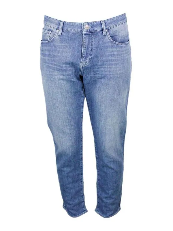 Armani Exchange Jean Droit - Foncé Délavé | XM000049AF14368MB002