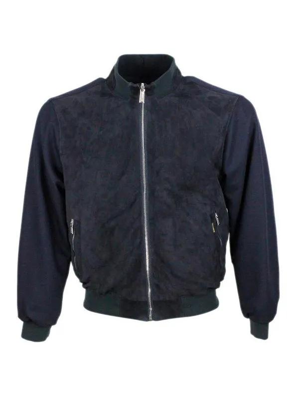 Moorer Veste Casual - Bleu - Bleu - Homme | AXTENURX02
