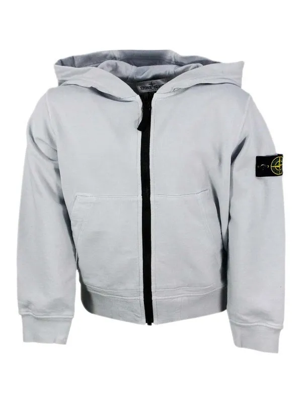 Stone Island Sweat-Shirts - Bleu Clair | K1S166100010S0040V0041