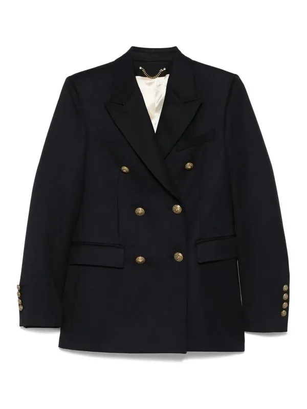 Golden Goose Blazer - Bleu - Bleu - Femme | GWP00829P061950486