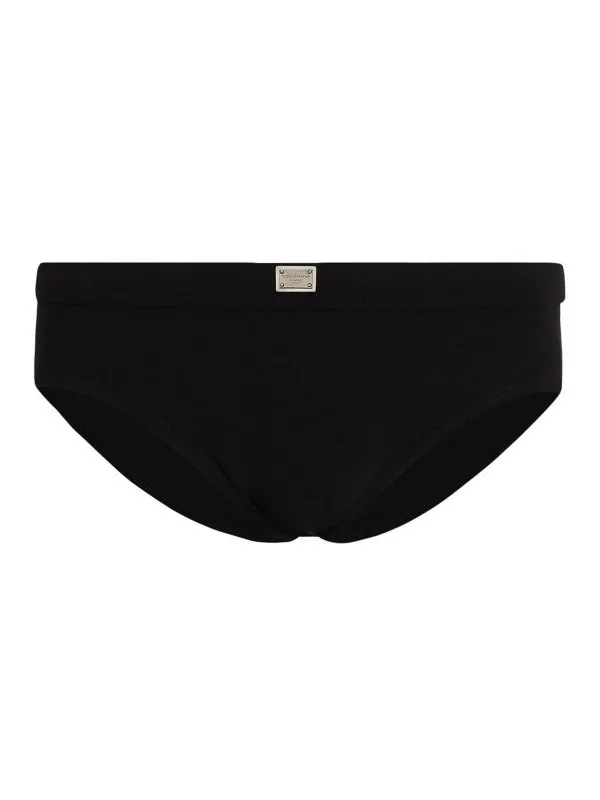 Dolce & Gabbana Short De Bain - Noir - Noir | M4A99JONR47N0000