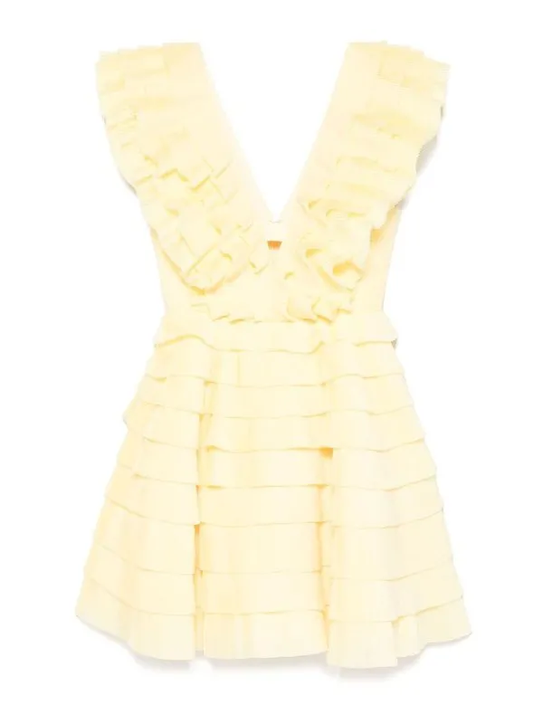 Aje Robe Courte - Jaune - Jaune - Femme | 25RE5146ACYLW