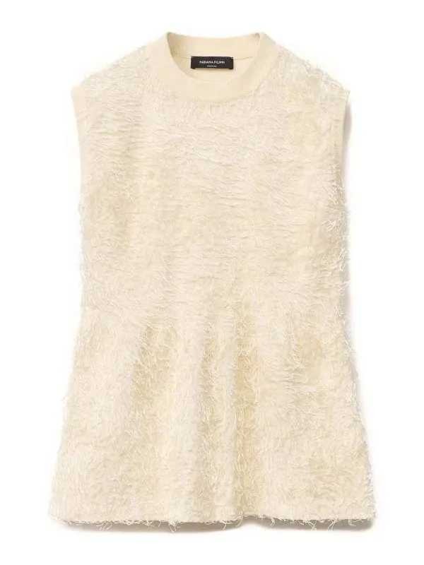 Fabiana Filippi Top - Blanc - Blanc - Femme | MAD265F142L1660150