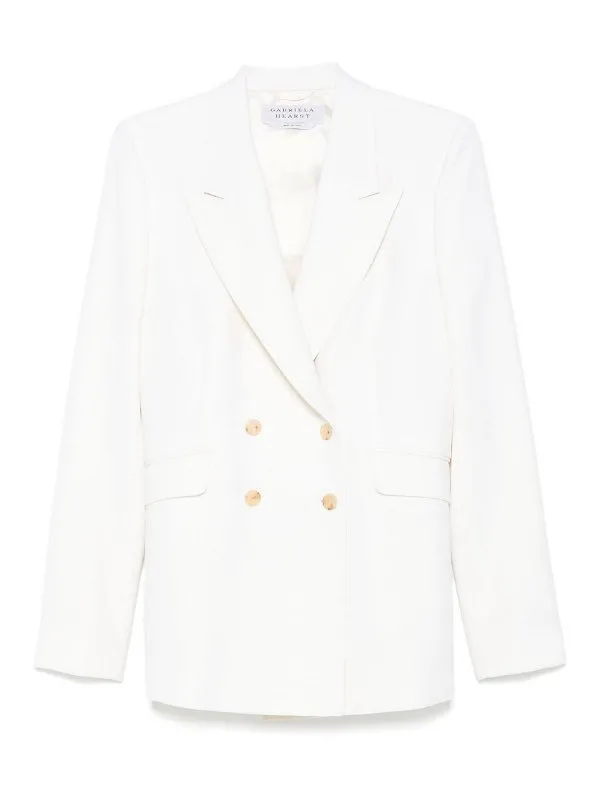 Gabriela Hearst Blazer - Blanc - Blanc - Femme | X005113W105IVR