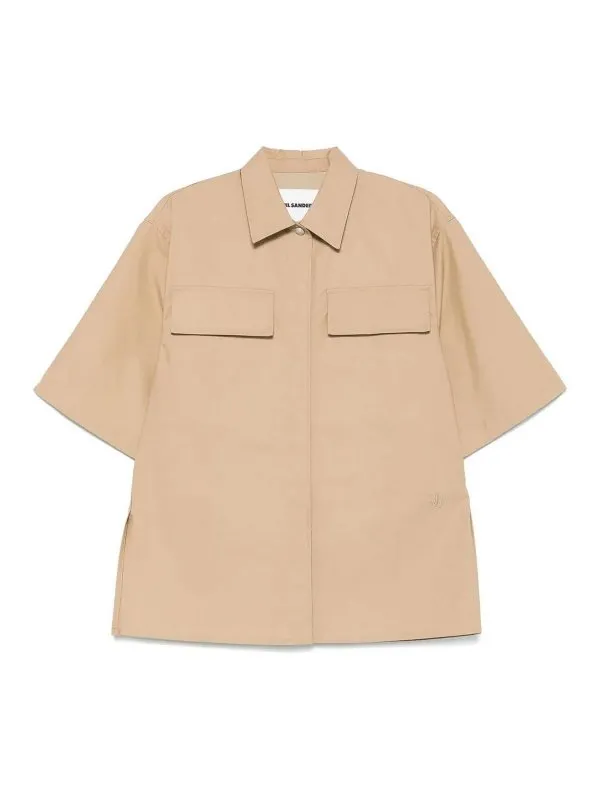 Jil Sander Chemise - Beige - Beige - Femme | J40DL0158J45296235