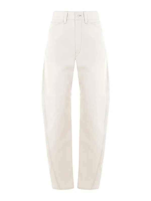 Lemaire Pantalons Décontractés - Blanc | PA1181LF1365WH014