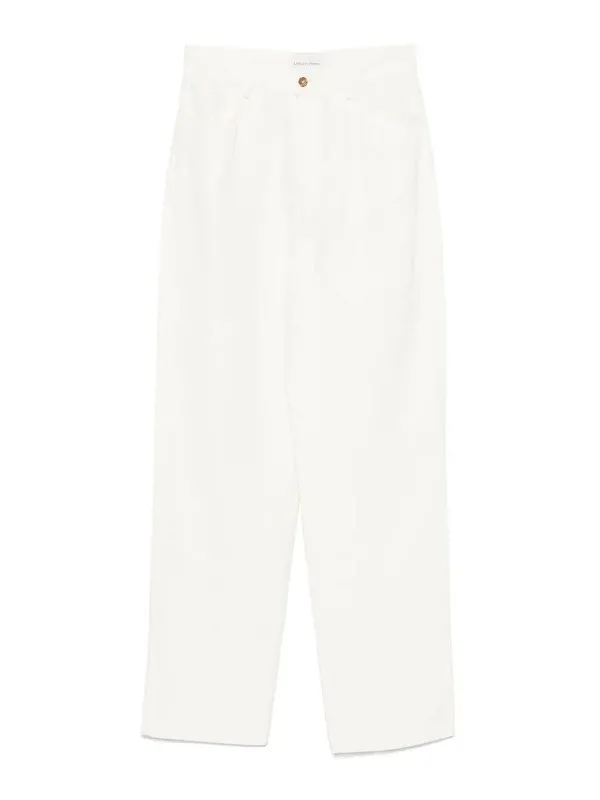 Loulou Studio Pantalons Décontractés - Blanc - Blanc | ARDEAIVORY