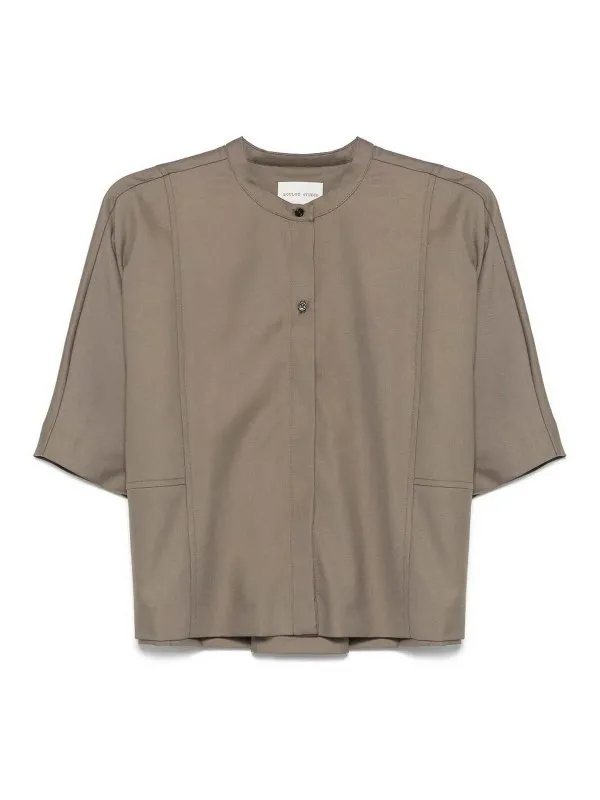 Loulou Studio Pull Col Rond - Vert - Vert - Femme | AYLINKAKHI