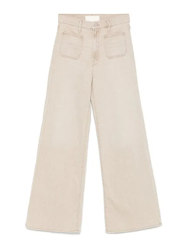 Mother Jean Droit - Beige - Beige - Femme | 107651603CAL