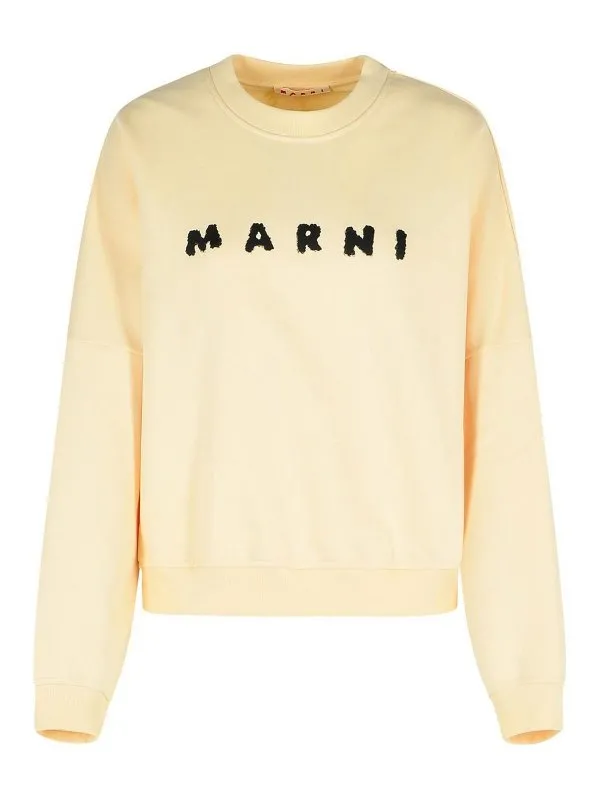 Marni Sweat-Shirts - Blanc - Crème - Femme | FLJE0185P7USCX43SLW06