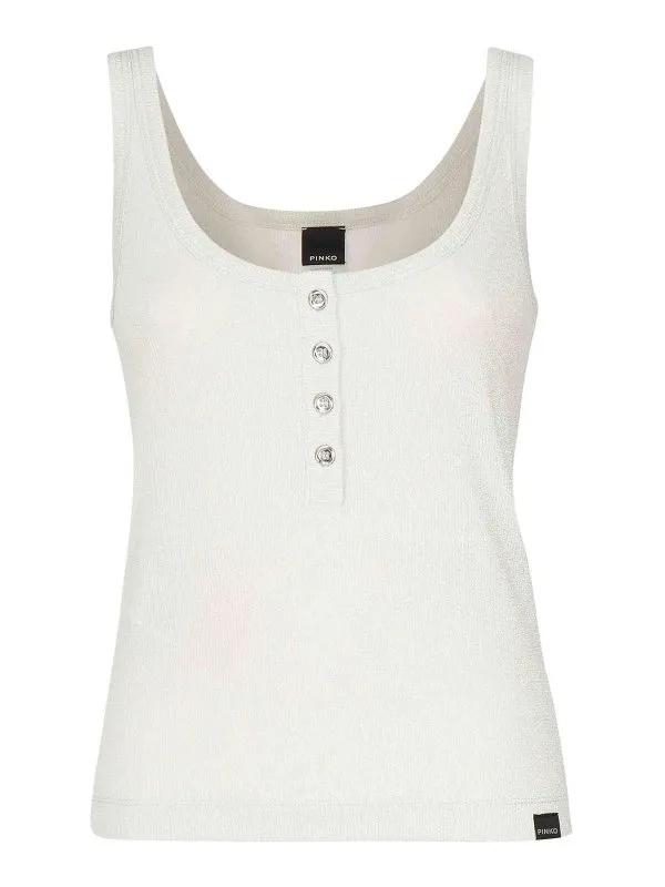 Pinko Top - Blanc - Blanc - Femme | 104649A2CQI17 | thebs.com