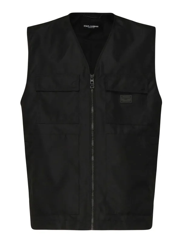 Dolce & Gabbana Gilet - Noir - Noir - Homme | G9BNITFUS23N0000