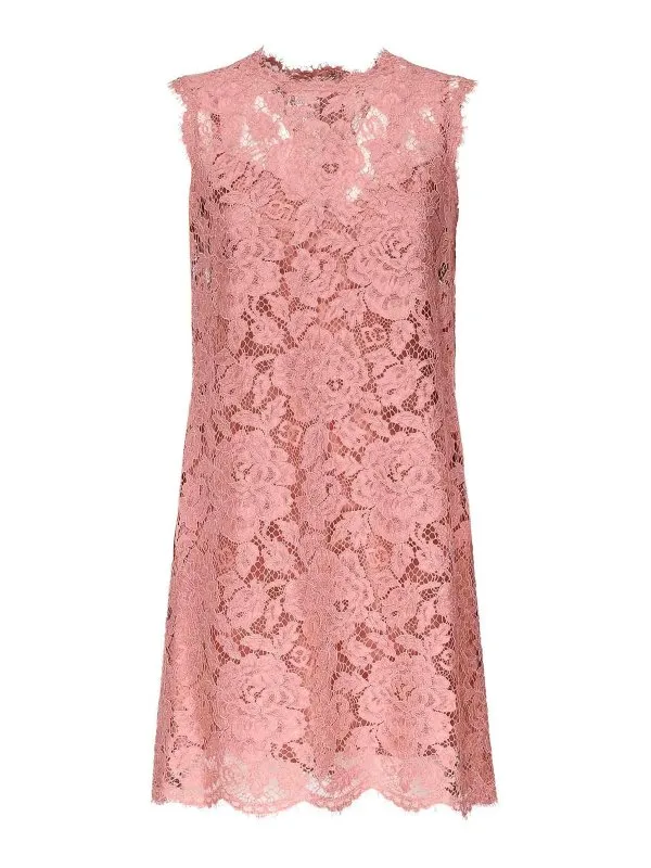 Dolce & Gabbana Robe Au Genou - Couleur Chair | F6ATYTHLM7LF0473