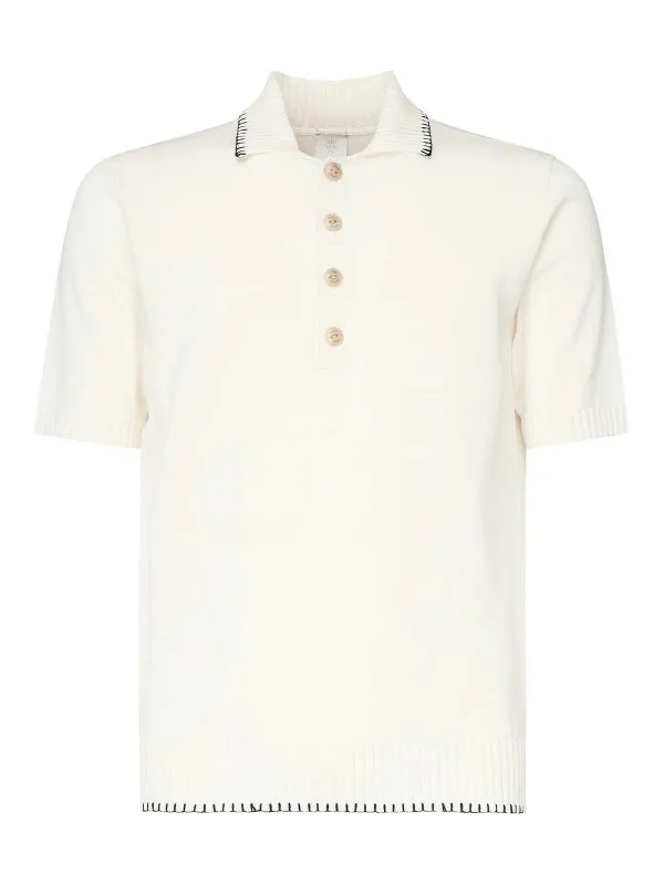Eleventy Polo - Blanc - Blanc - Homme | K76POLK20MAG0K0300111
