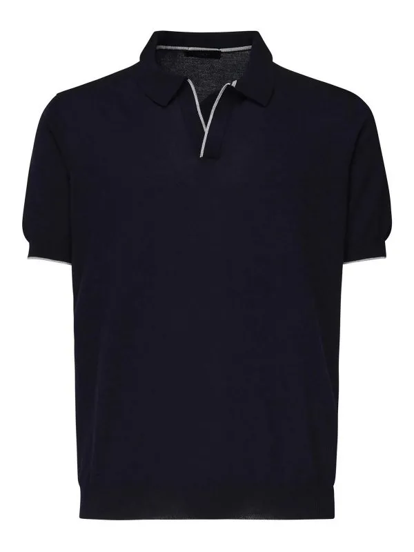 Fay Polo - Bleu - Bleu - Homme | NMMC1501740VHY00V7 | thebs.com