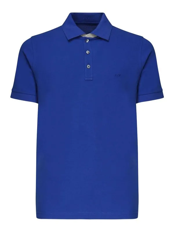 Fay Polo - Bleu - Bleu - Homme | NPMB250135STDWU802 | thebs.com