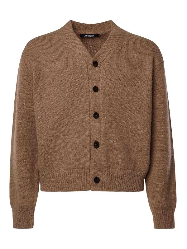 Jacquemus Cardigan - Marron - Marron - Homme | 255KN5452329810