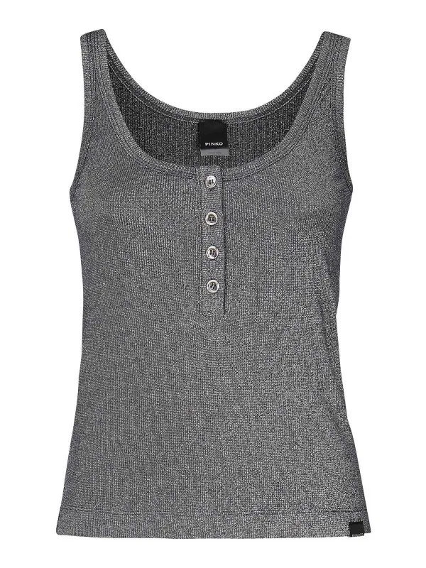 Pinko Top - Gris - Gris - Femme | 104649A2CQEI2 | thebs.com
