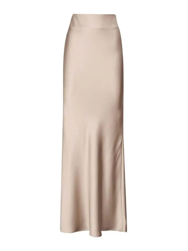 The Andamane Jupe Longue - Argent - Couleur Chair | T170351ATNP229