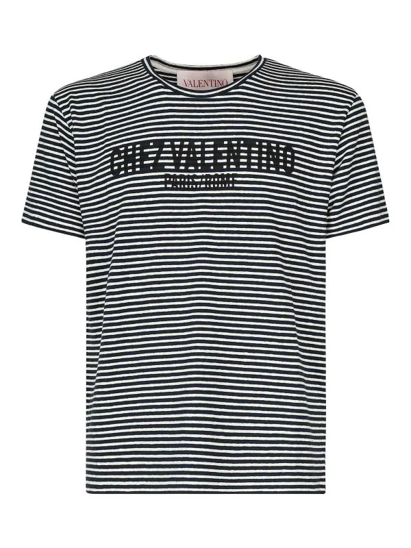 Valentino Garavani T-Shirt - Bleu - Bleu - Homme | 6V3MG16SAPYRGY